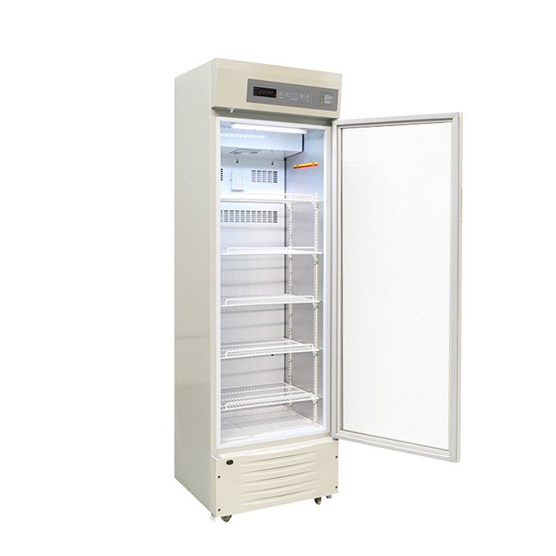 博科医用冷藏箱BPR-5V298 容积：298L，玻璃门，单开门，温度范围：2-8度